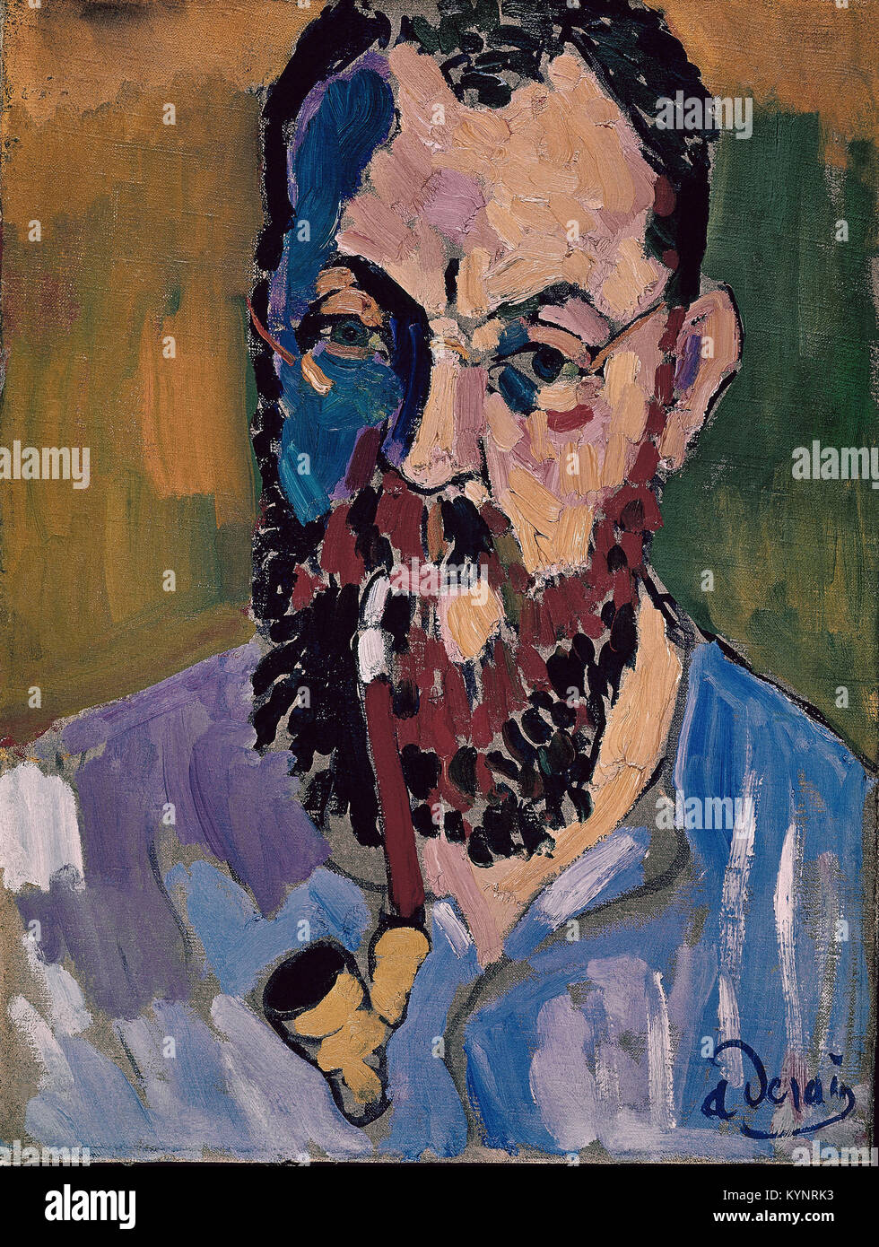 André Derain - Portrait of Henri Matisse - 1905 Stock Photo