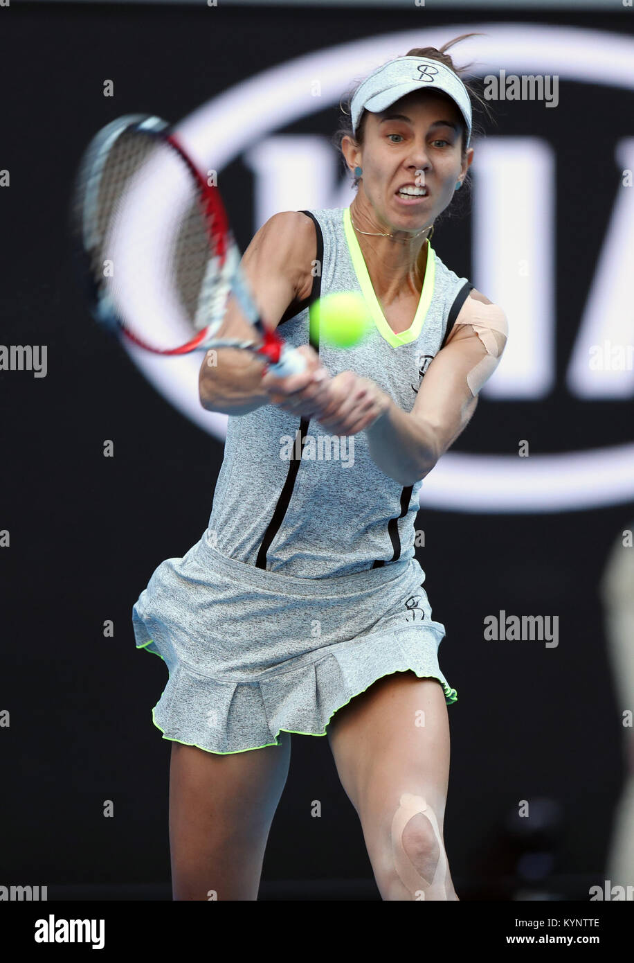 Melbourne, Australia. 15th Jan, 2018. Mihaela Buzarnescu of Romania