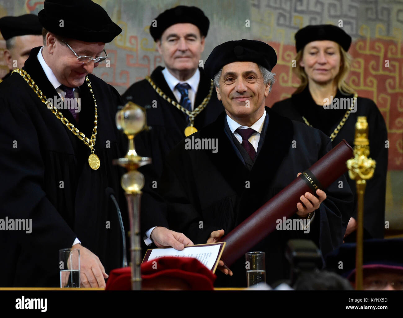 Prague, Czech Republic. 15th Jan, 2018. Title honoris causa doctor of ...