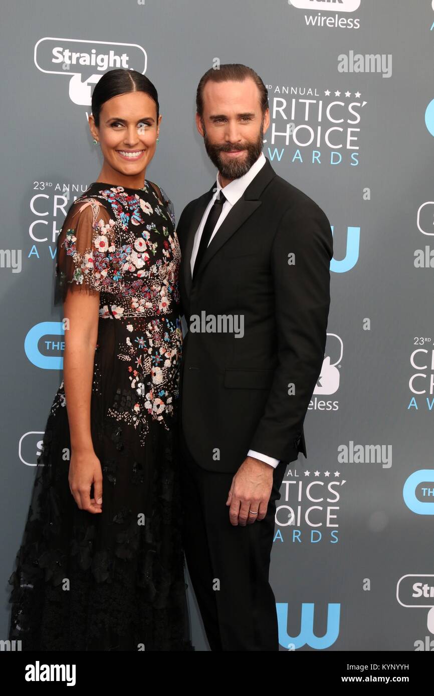 Santa Monica, CA. 11th Jan, 2018. Maria Dolores Dieguez, Joseph Fiennes