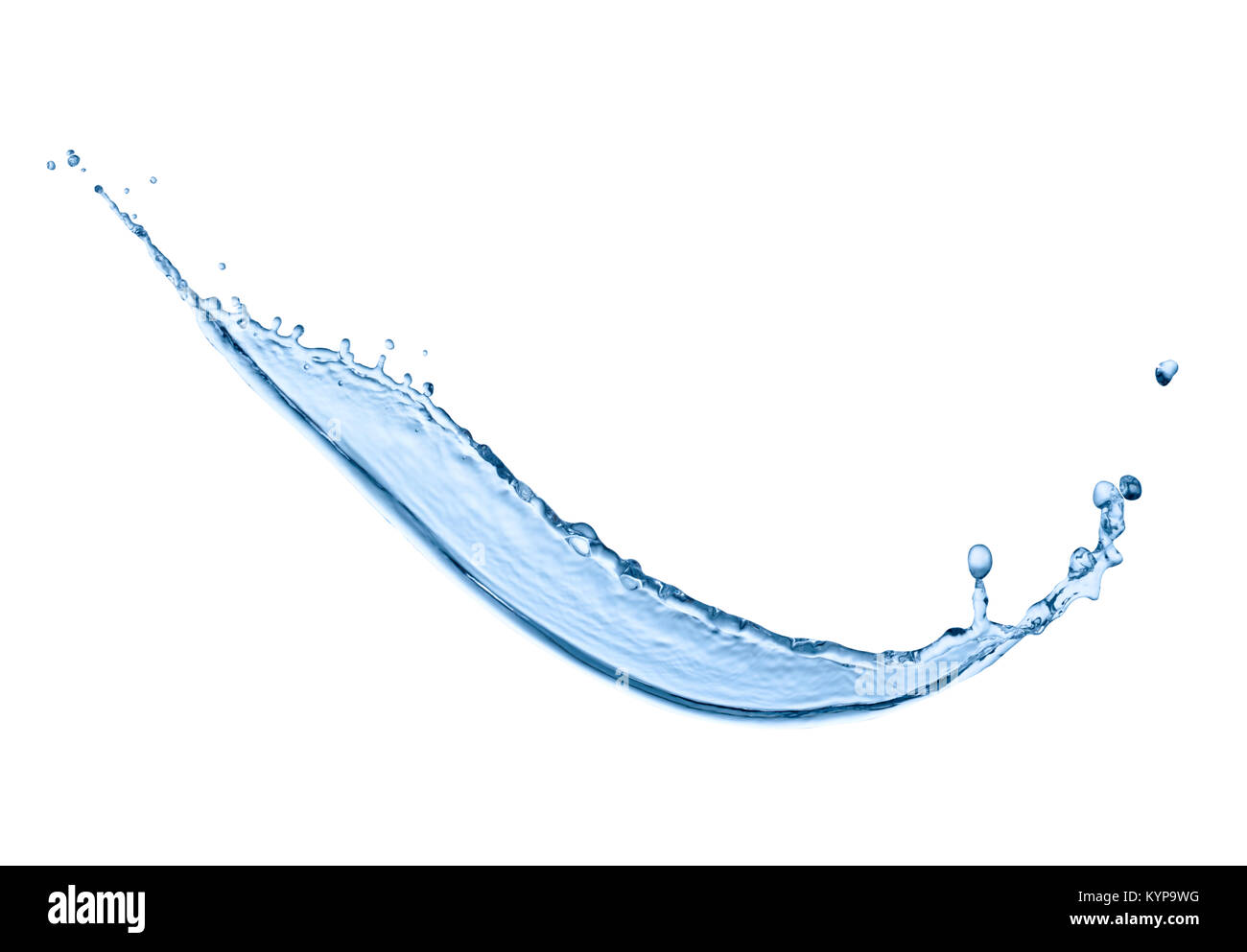 close up of a water splash on white background Stock Photo - Alamy