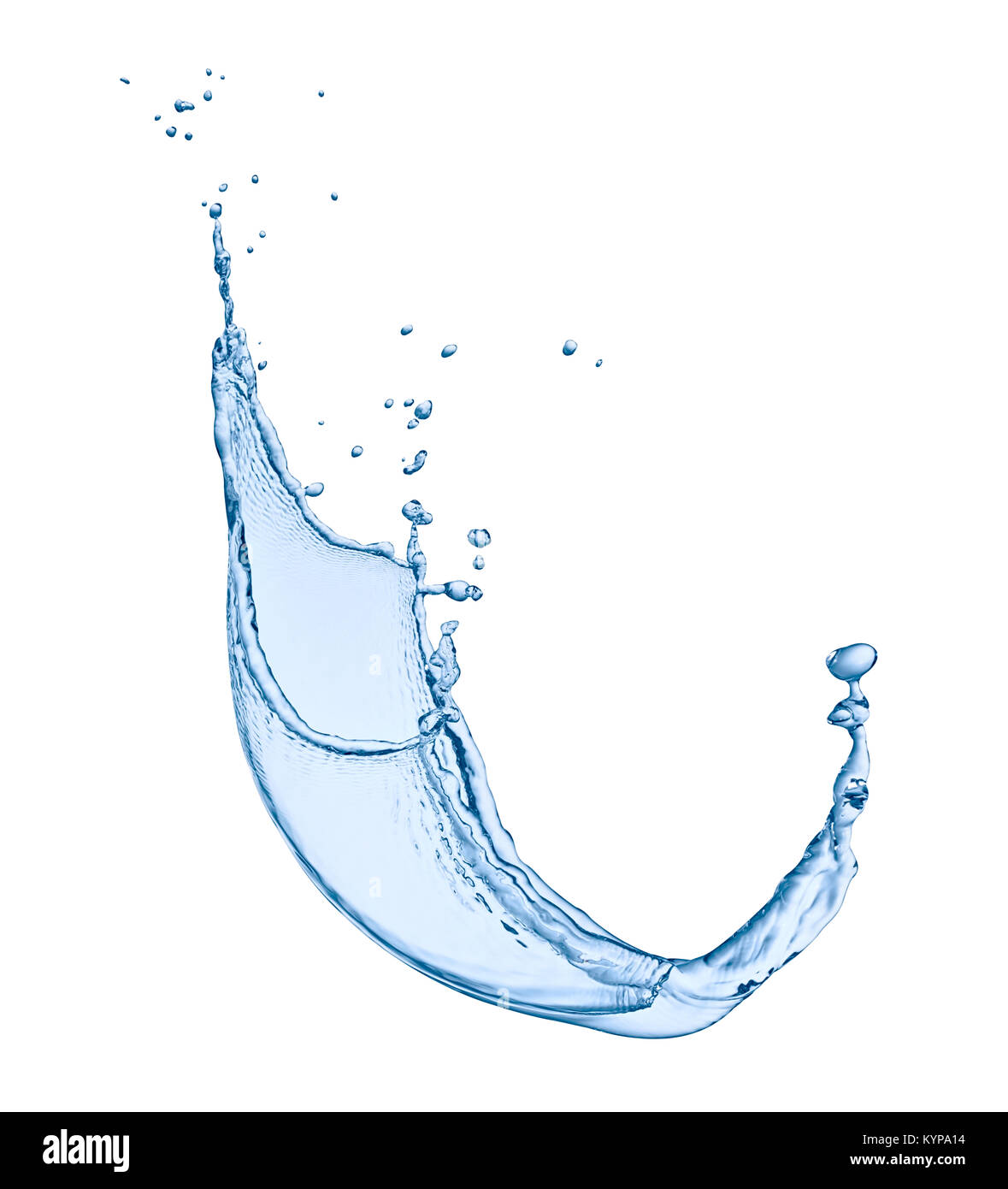 close up of a water splash on white background Stock Photo - Alamy