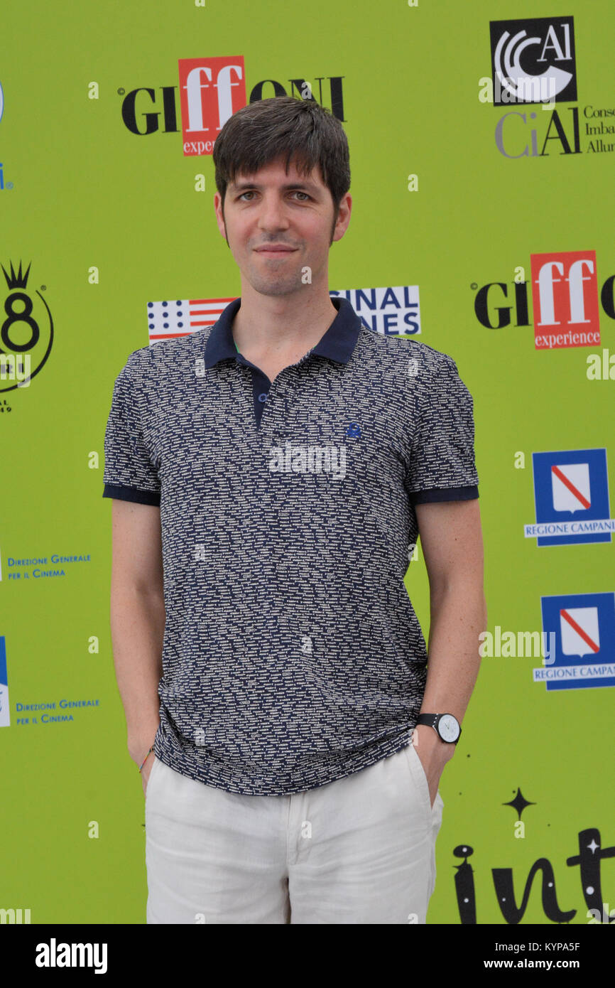 Giffoni Valle Piana, Sa, Italy - July 15, 2017 : Ivan Silvestrini at Giffoni Film Festival 2017 - on July 15, 2017 in Giffoni Valle Piana, Italy Stock Photo