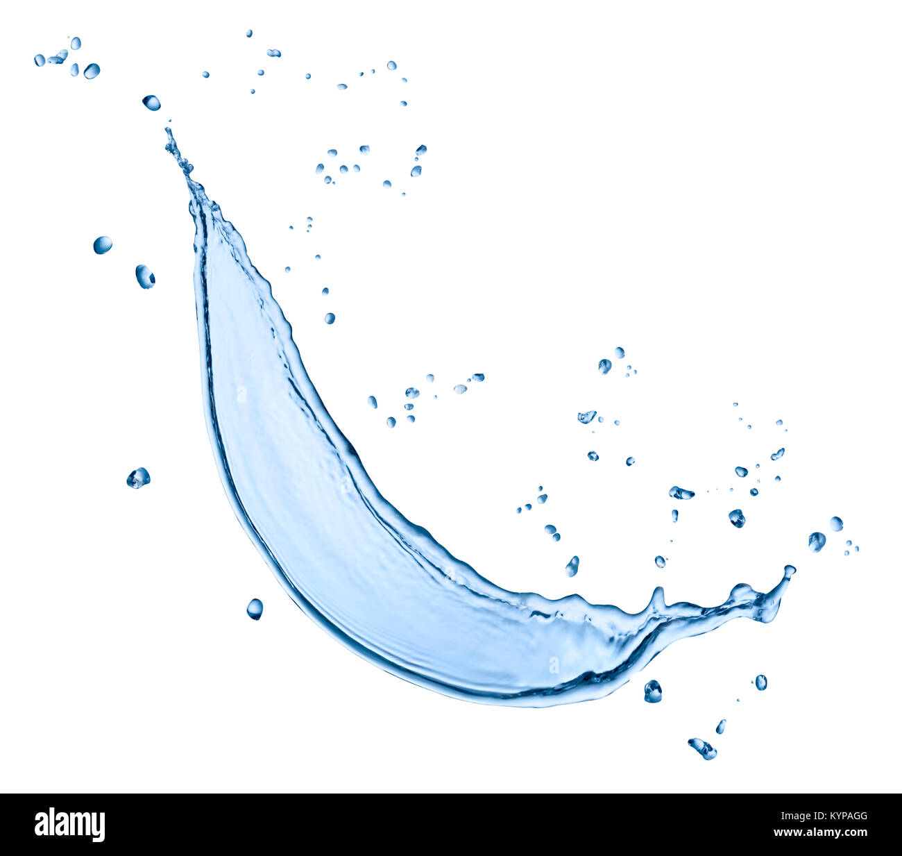 close up of a water splash on white background Stock Photo - Alamy