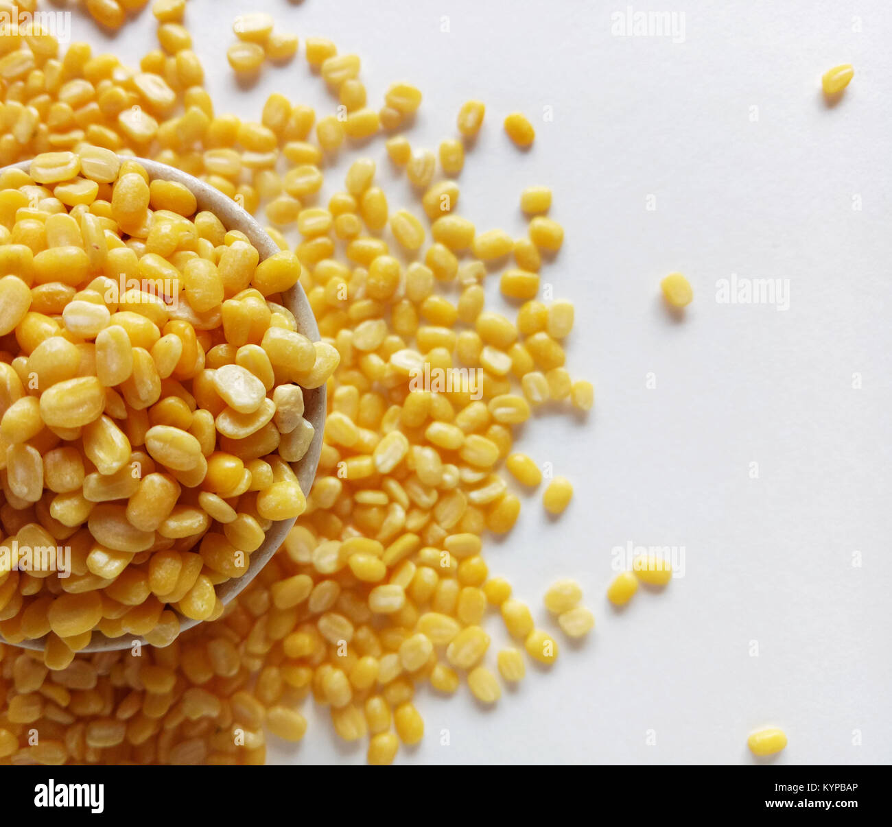 Split Mung Bean Natural and Healthy Food Stock Photo Alamy