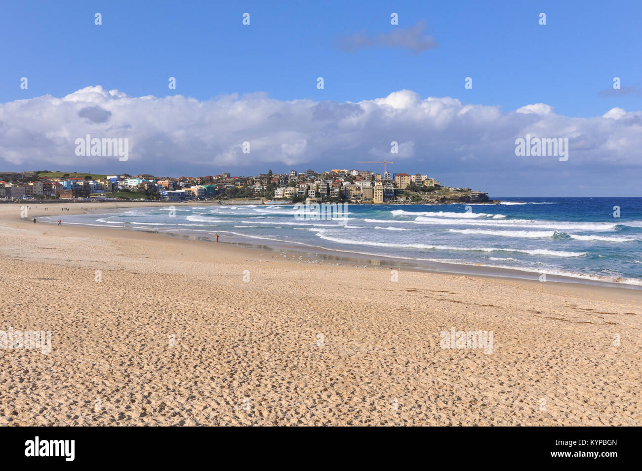 Ben Buckler point overlooking Bondi Beach, in winter, North Bondi, Sydney, NSW, Australia Stock Photo