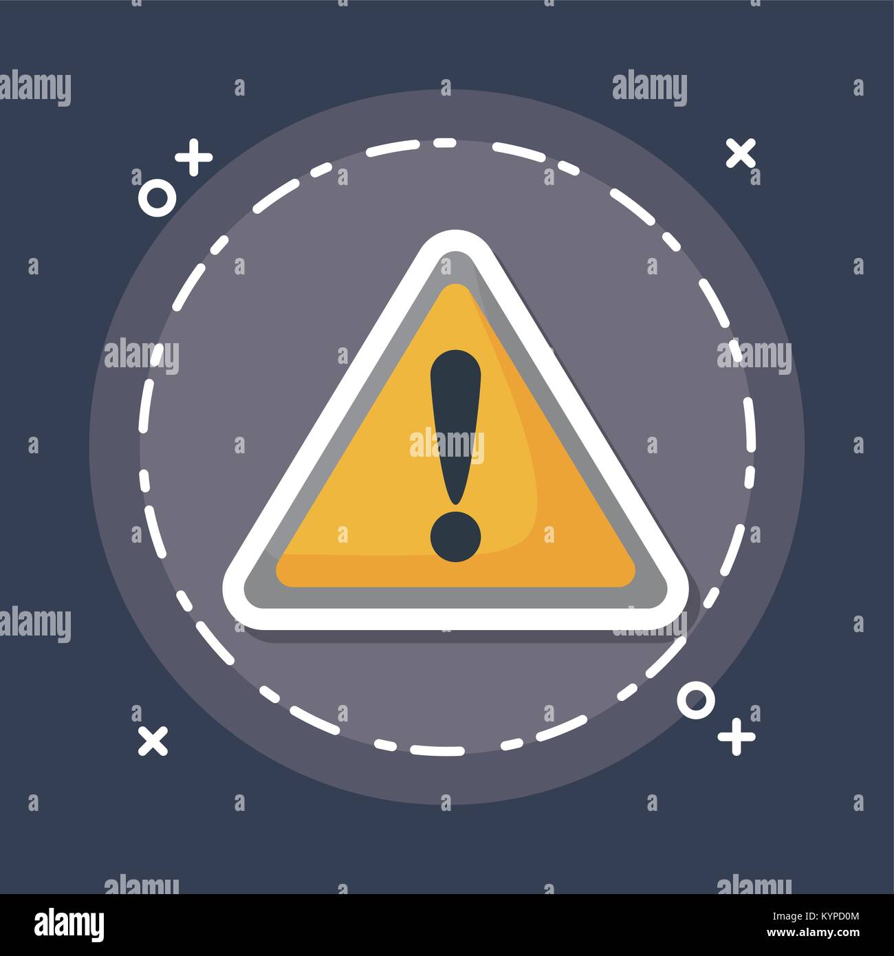 warning sign icon Stock Vector Image & Art - Alamy