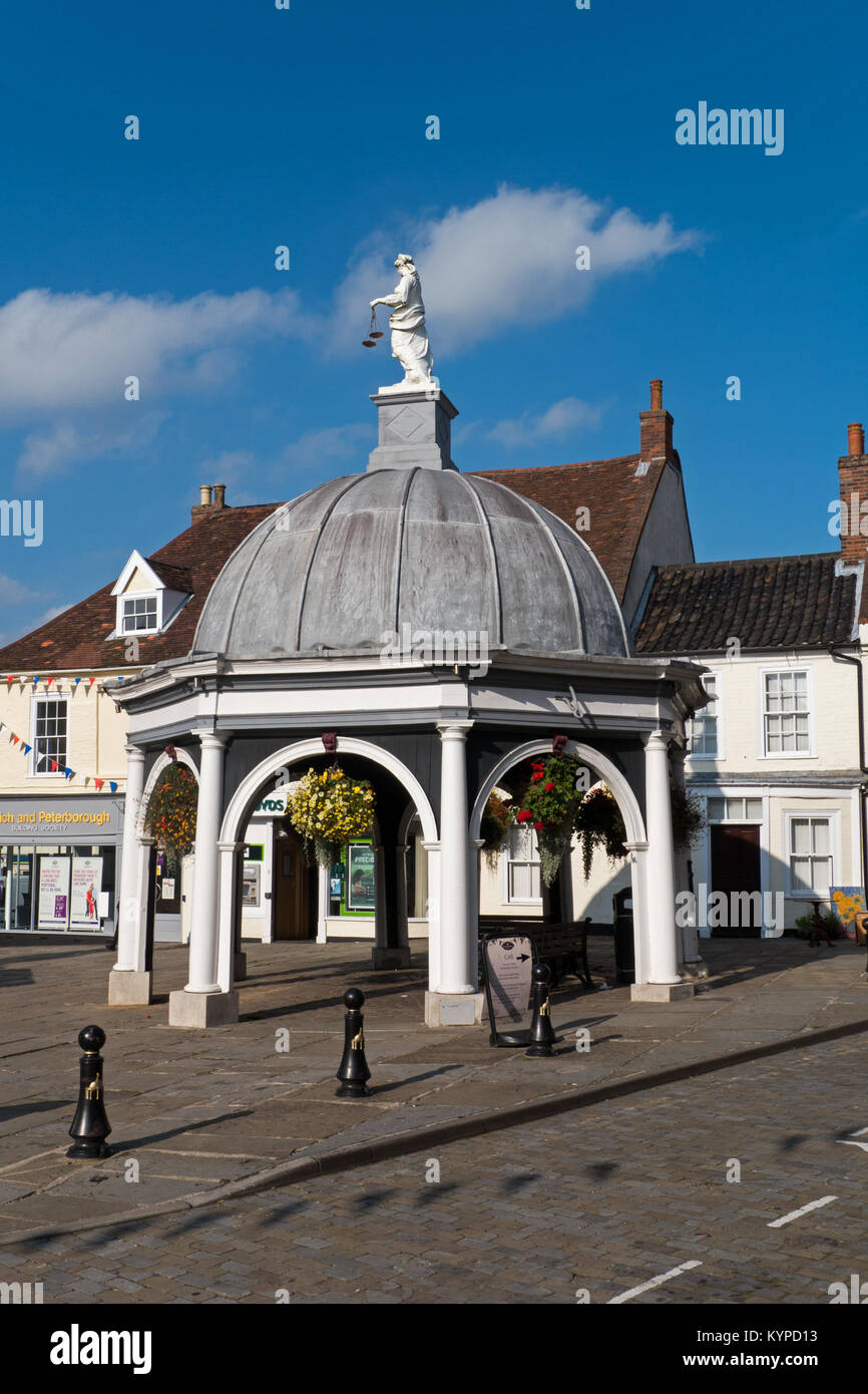 Bungay's famous Buttercross situated in the Town's Market Place, Bungay, Suffolk, England, UK Stock Photo