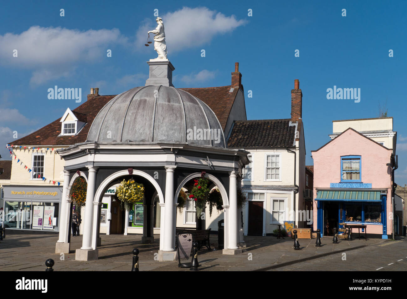 Bungay's famous Buttercross situated in the Town's Market Place, Bungay, Suffolk, England, UK Stock Photo