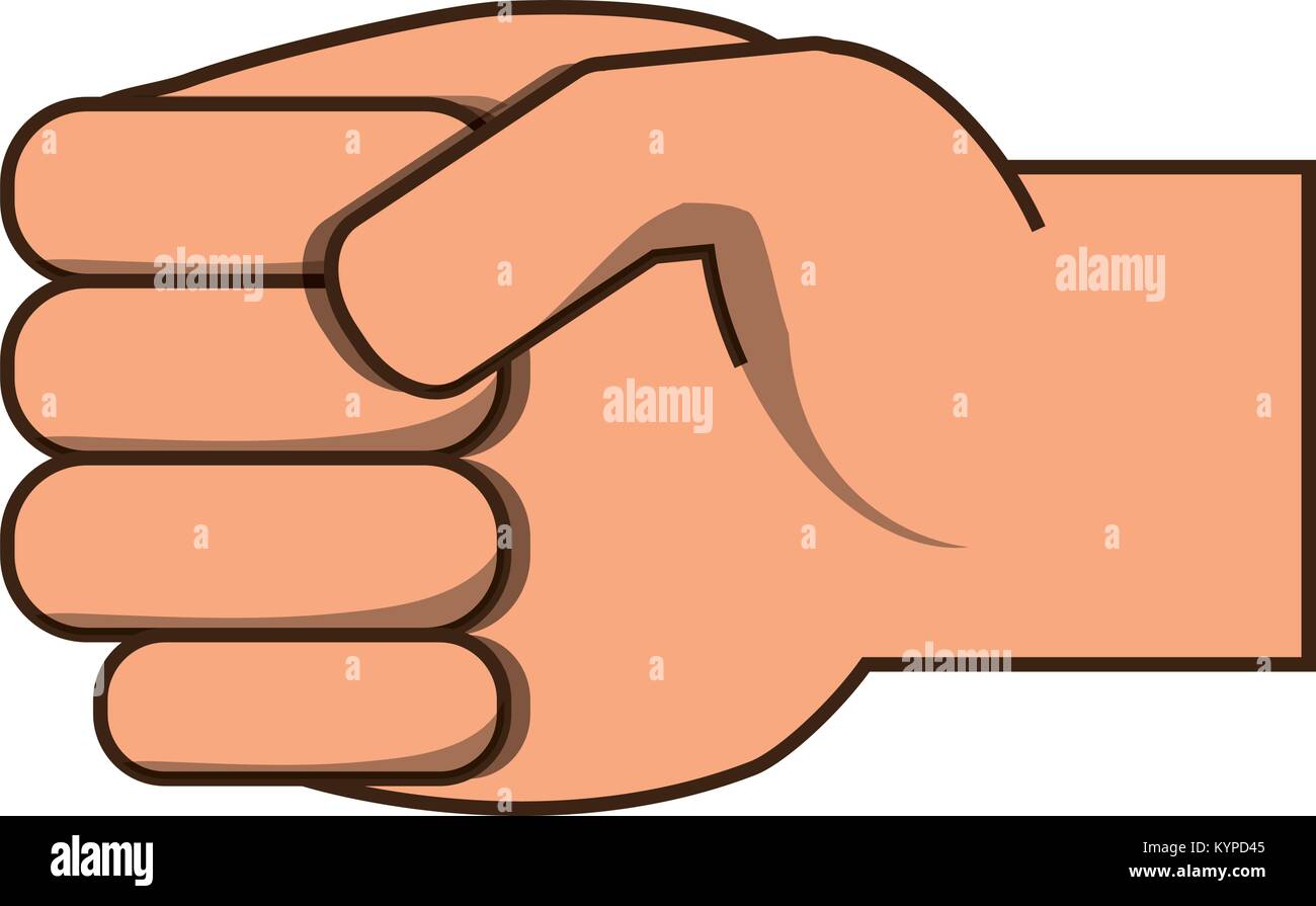 Hand With Clenched Fist Stock Vector Image And Art Alamy 