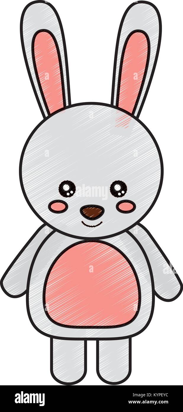 rabbit or bunny cute animal icon image Stock Vector Image & Art - Alamy