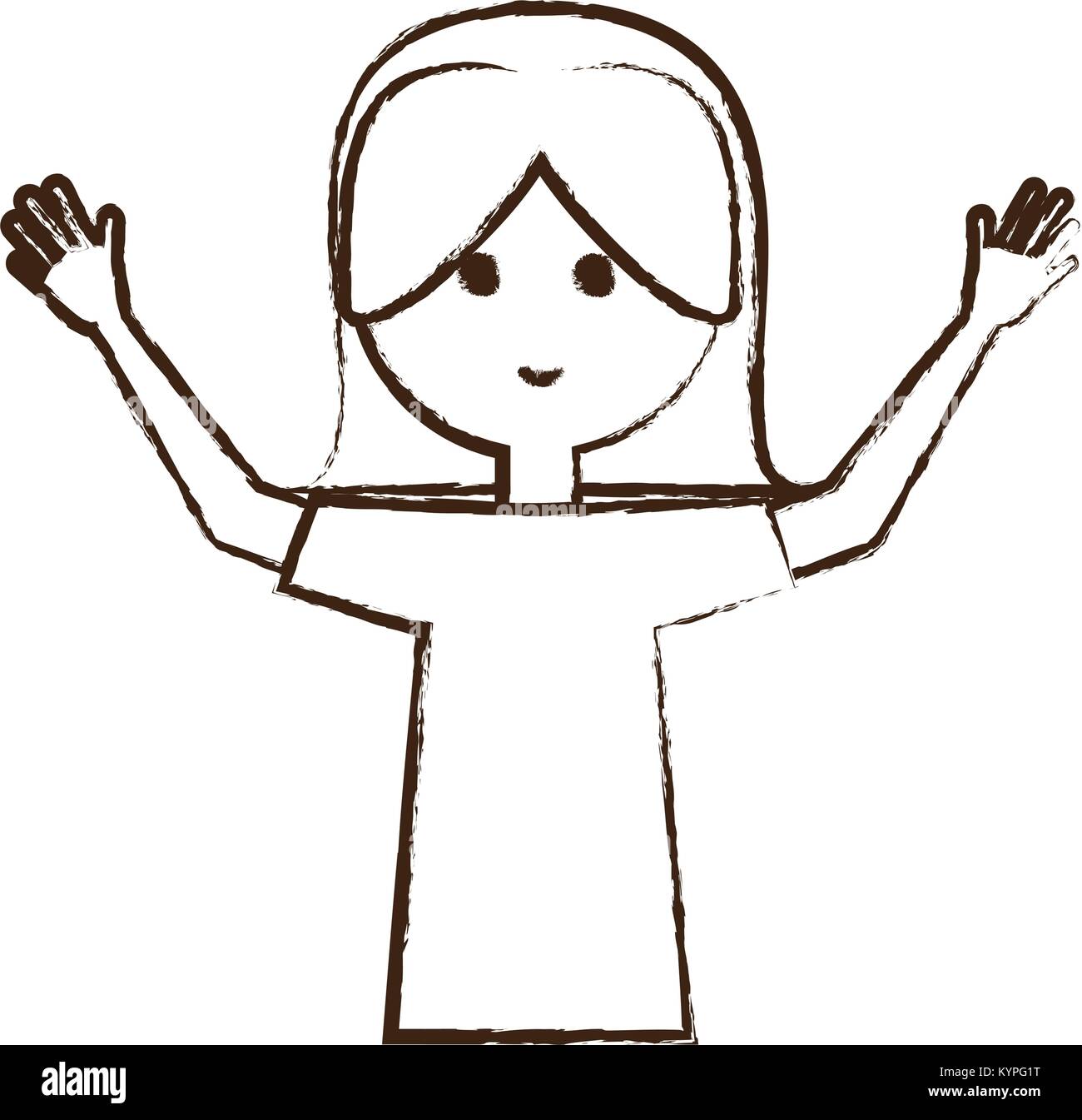 cartoon woman icon Stock Vector Image & Art - Alamy