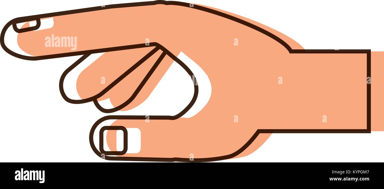 human hand icon Stock Vector Image & Art - Alamy