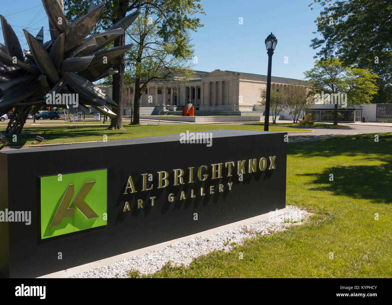 Albright Knox art gallery Buffalo NY Stock Photo