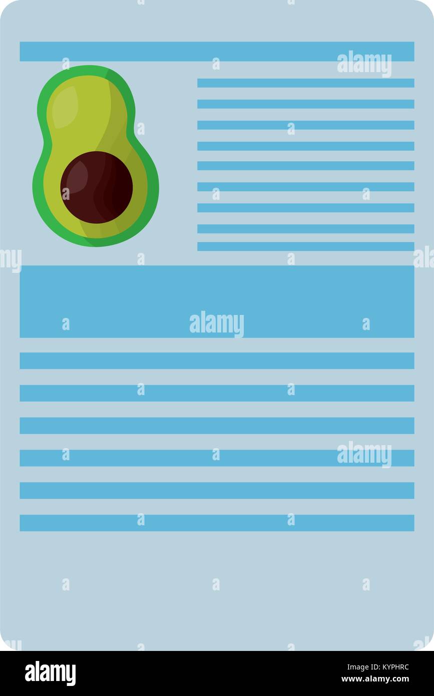 avocado nutrition facts label template Stock Vector Image & Art - Alamy