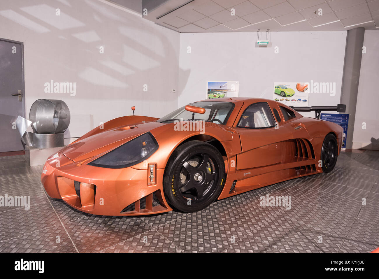 Salamanca, Spain December 29 2017 Hipano Suiza concept car in