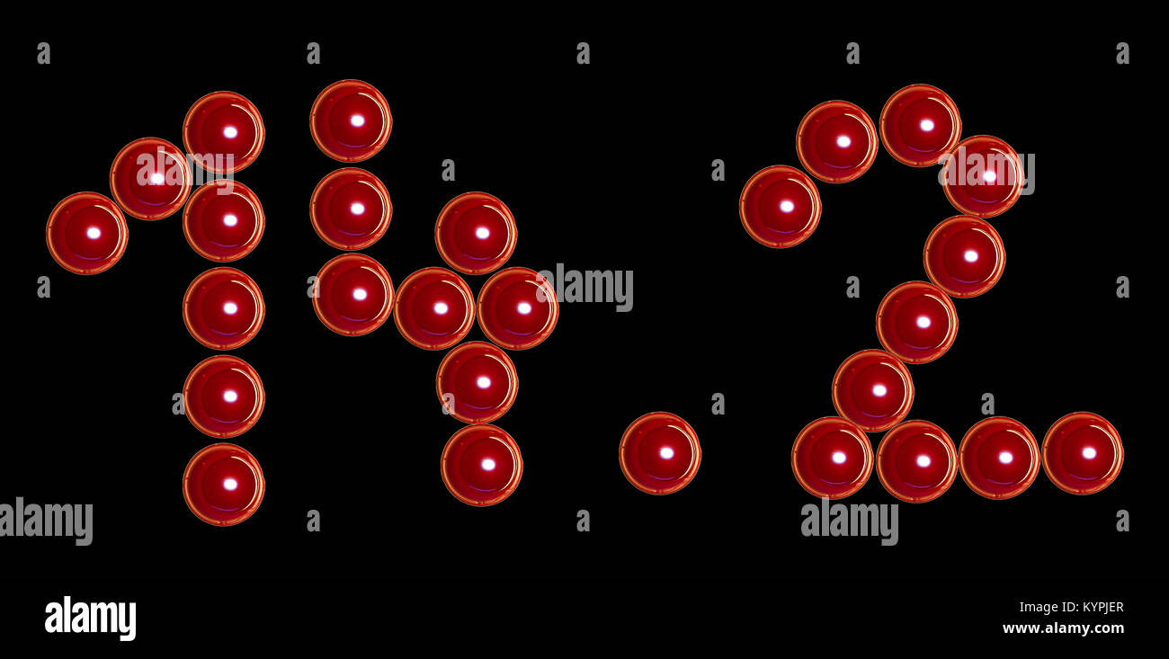 Red valentine burning candles full of love Stock Photo