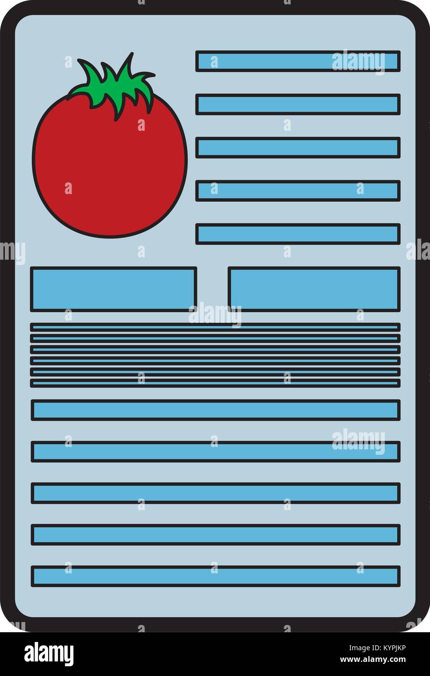 tomato nutrition facts label template Stock Vector Image & Art Alamy