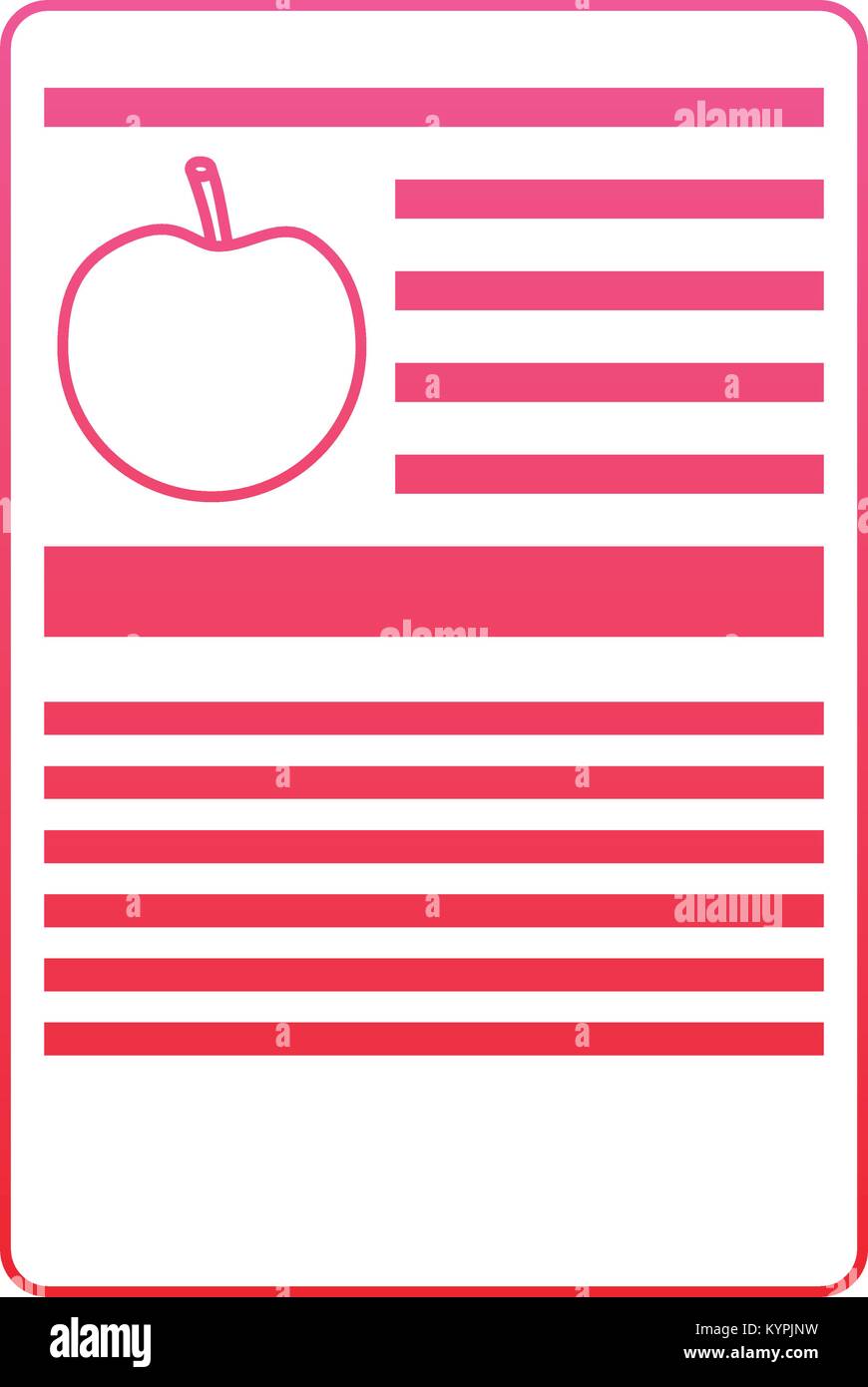 apple nutrition facts label template Stock Vector Image & Art Alamy