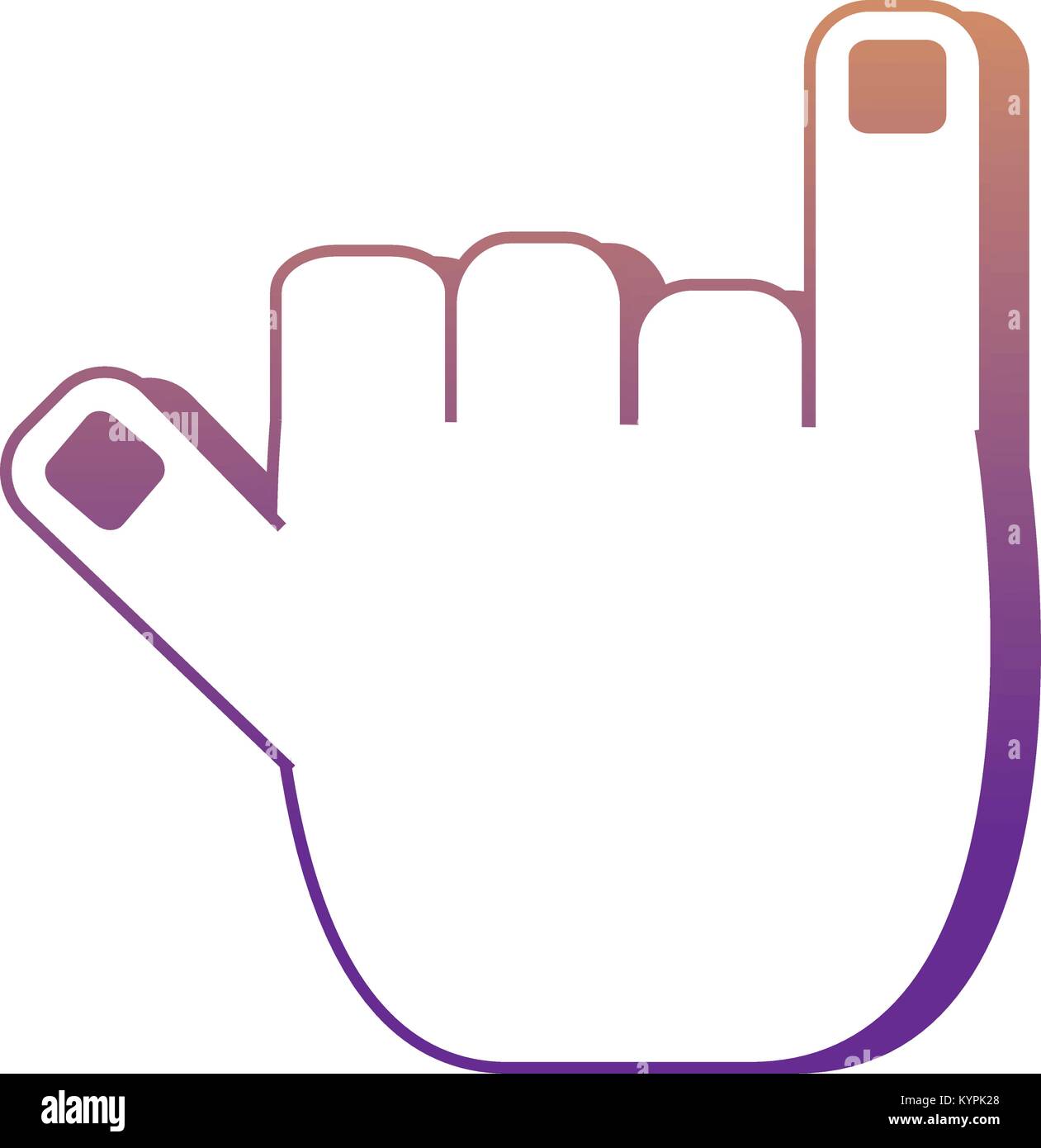 human hand icon Stock Vector Image & Art - Alamy