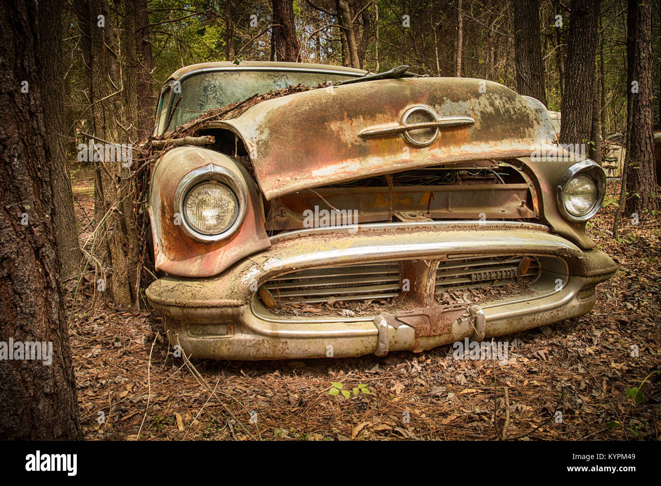 Oldsmobile sedan at Old Car City, White, Georgia, USA - Stock Image