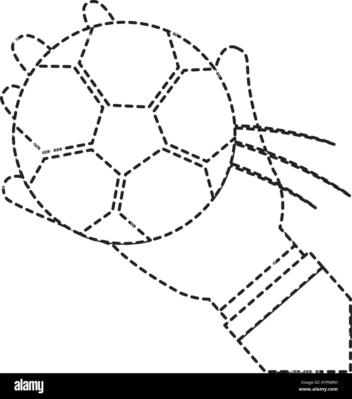 hand holding football ball sport Stock Vector Image & Art Alamy