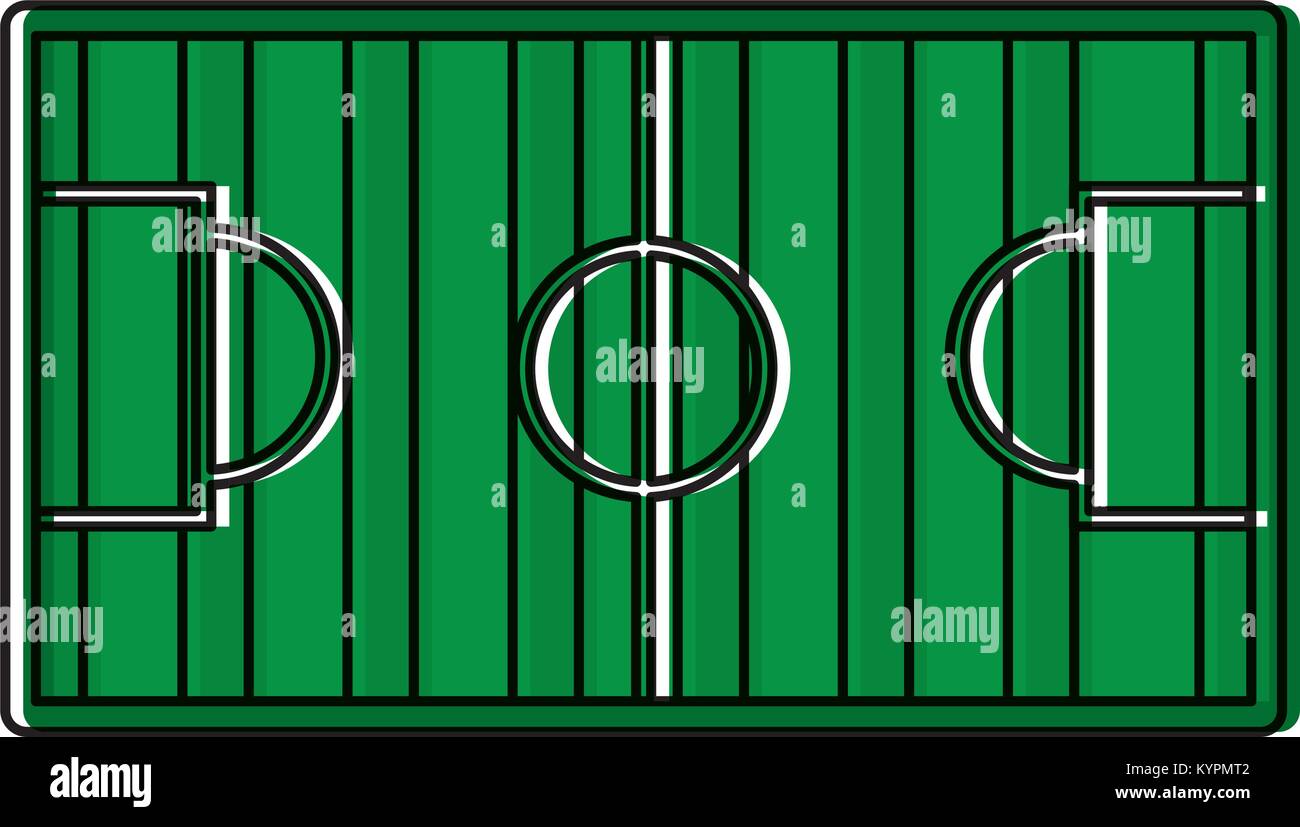 soccer field goal sport top view Stock Vector Image & Art Alamy