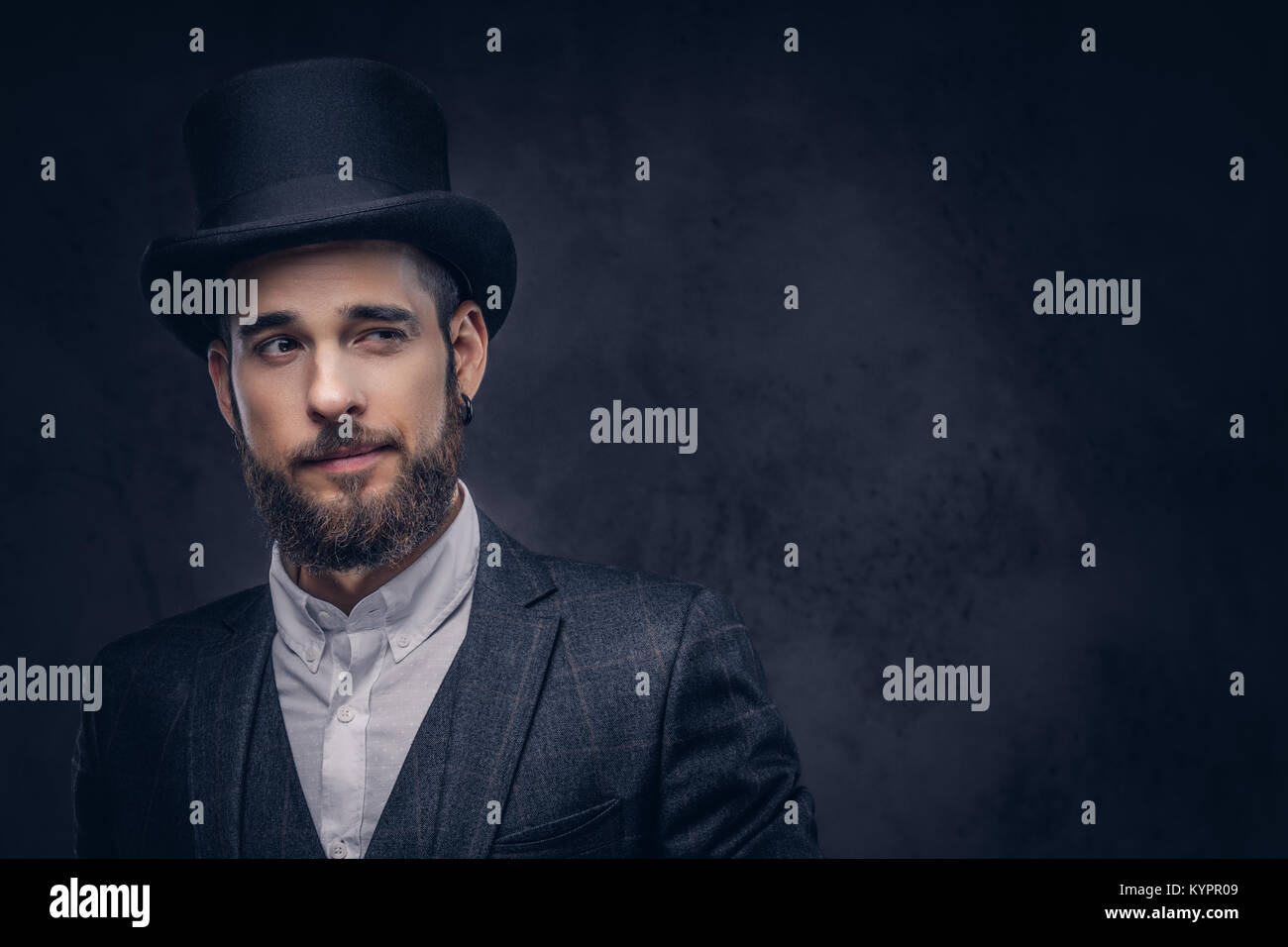 Portrait of a stylish bearded male Stock Photo - Alamy