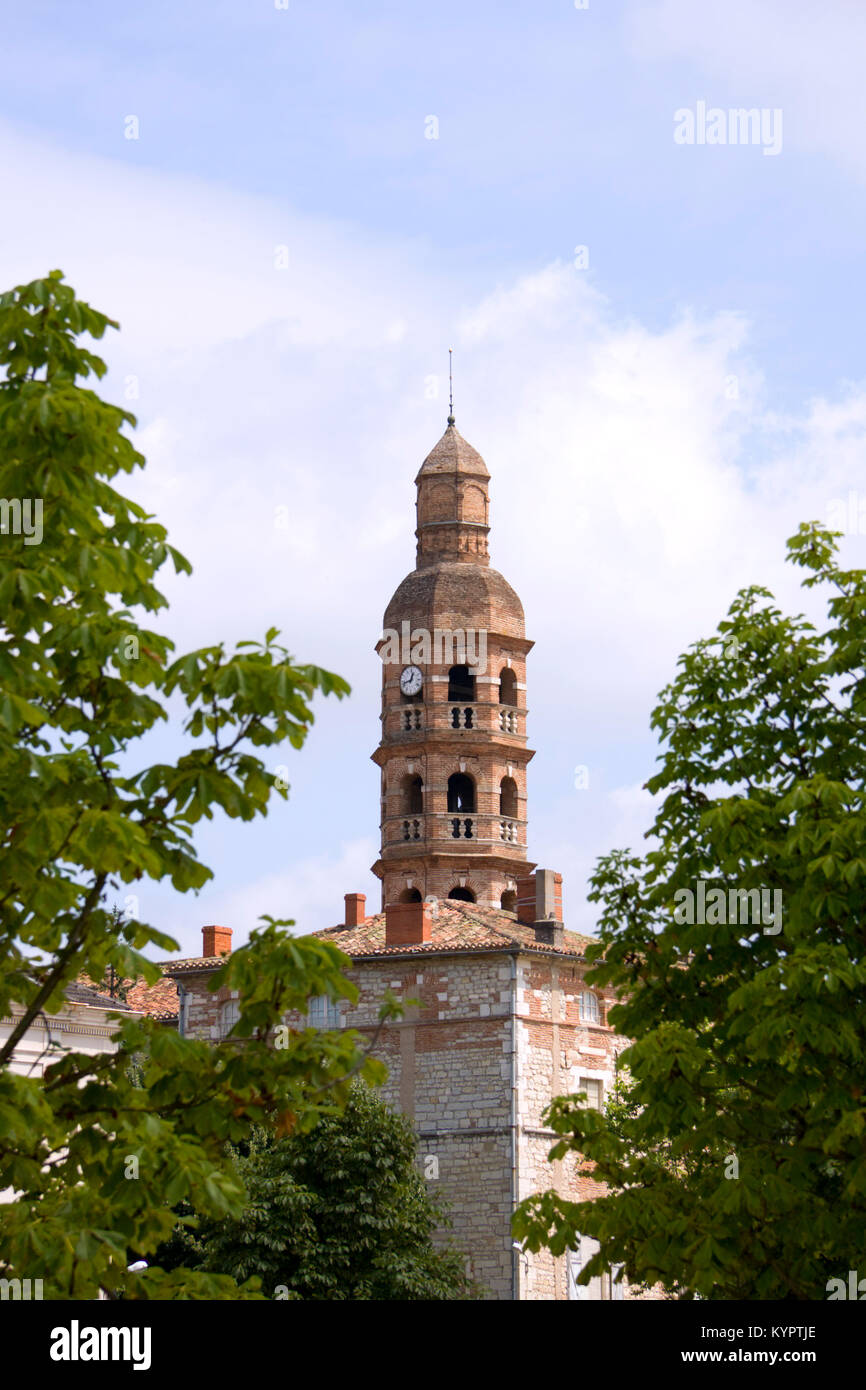 Gambetta Lycee Tower, Cahors, Lot, France Stock Photo