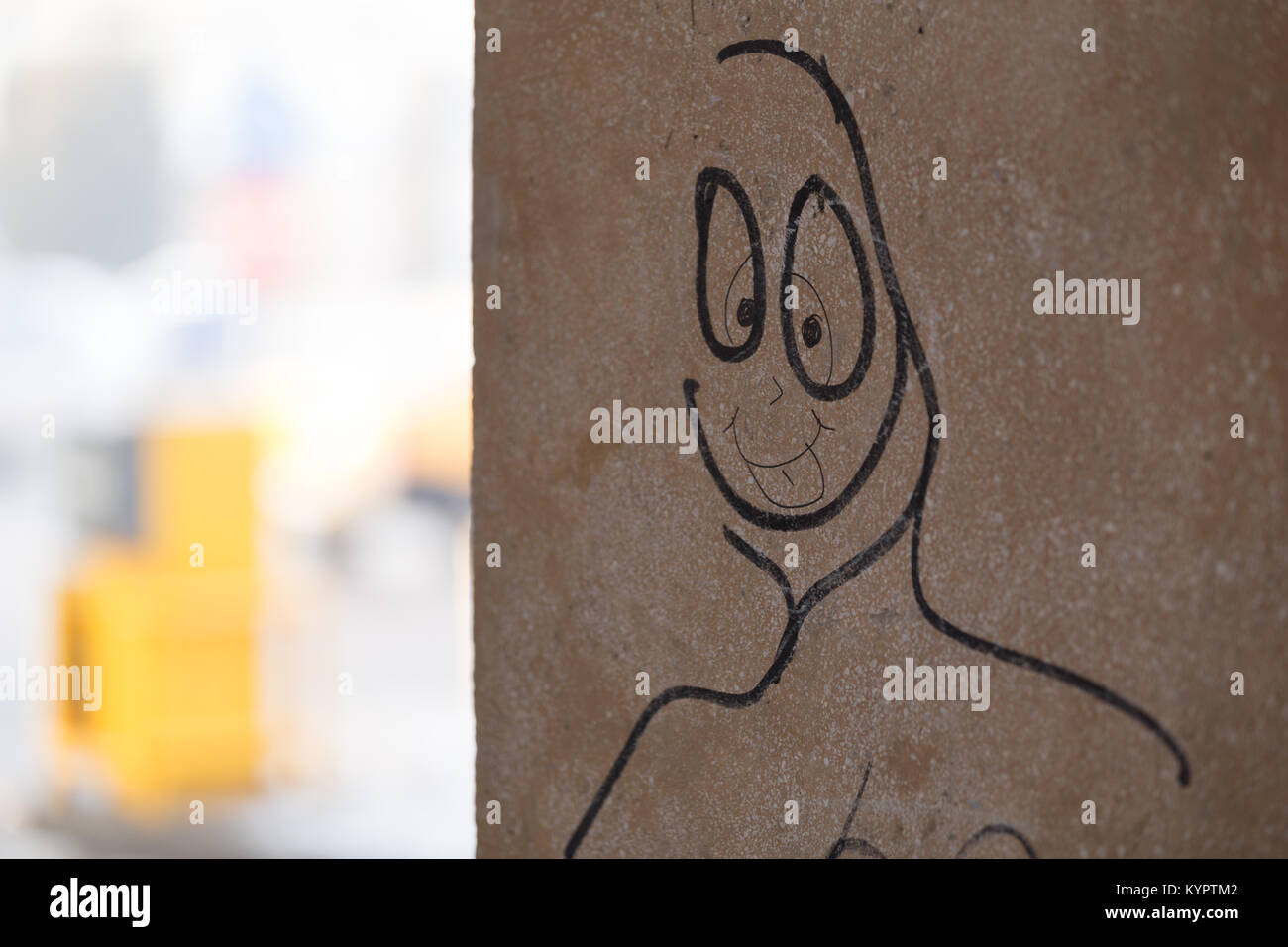 Smiley face graffiti street art hires stock photography and images Alamy