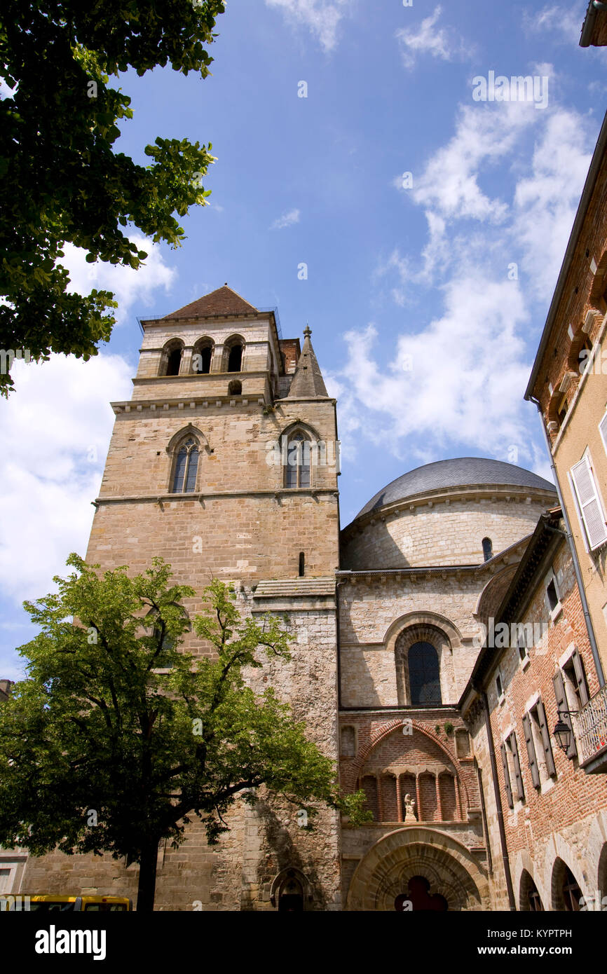 Cathedral Saint Etienne, Cahors,  Lot, France Stock Photo