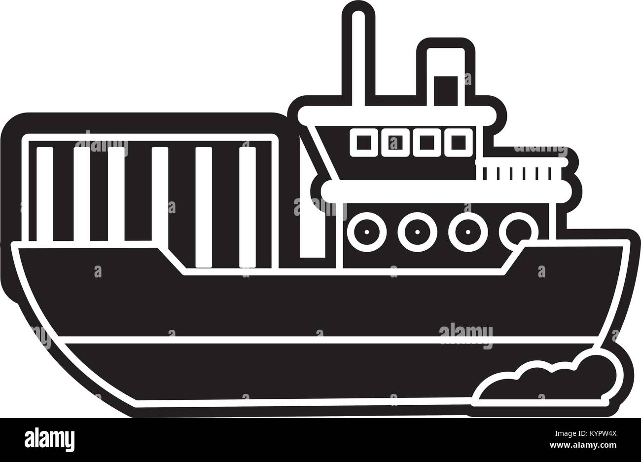 Isolated ship design Stock Vector Image & Art - Alamy