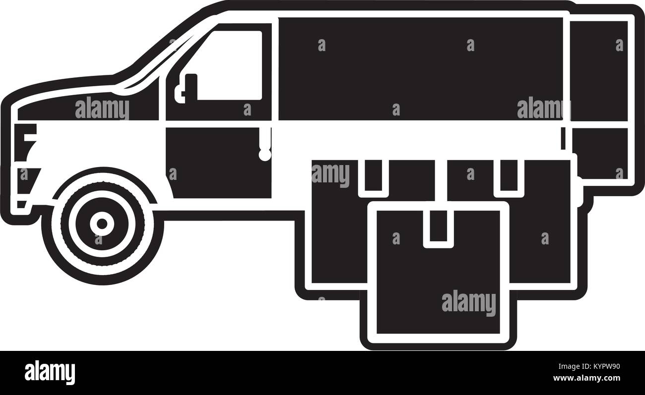 Box and truck design Stock Vector Image & Art - Alamy