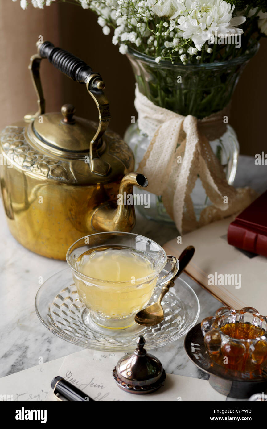 Ginger Spiced Tea Stock Photo Alamy