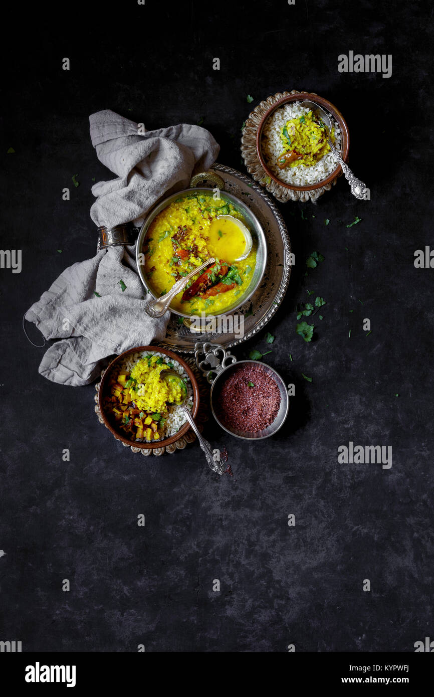 Dal - Indian vegan Meal Stock Photo - Alamy