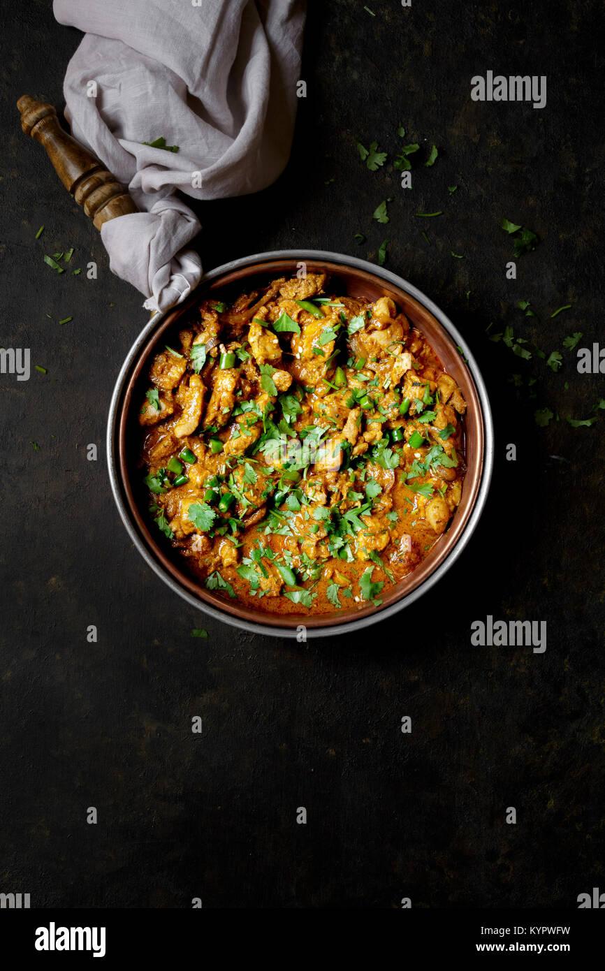 Indian Chicken Curry Stock Photo - Alamy