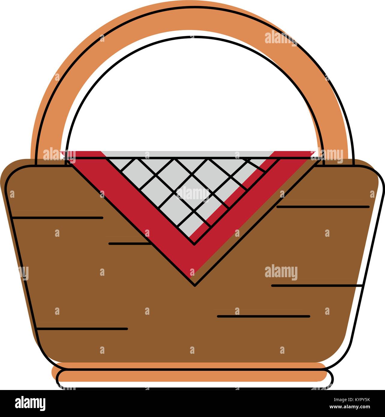 Picnic basket symbol Stock Vector Image & Art Alamy