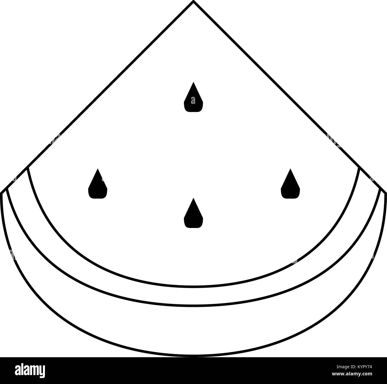 Watermelon sliced fruit Stock Vector Image & Art - Alamy