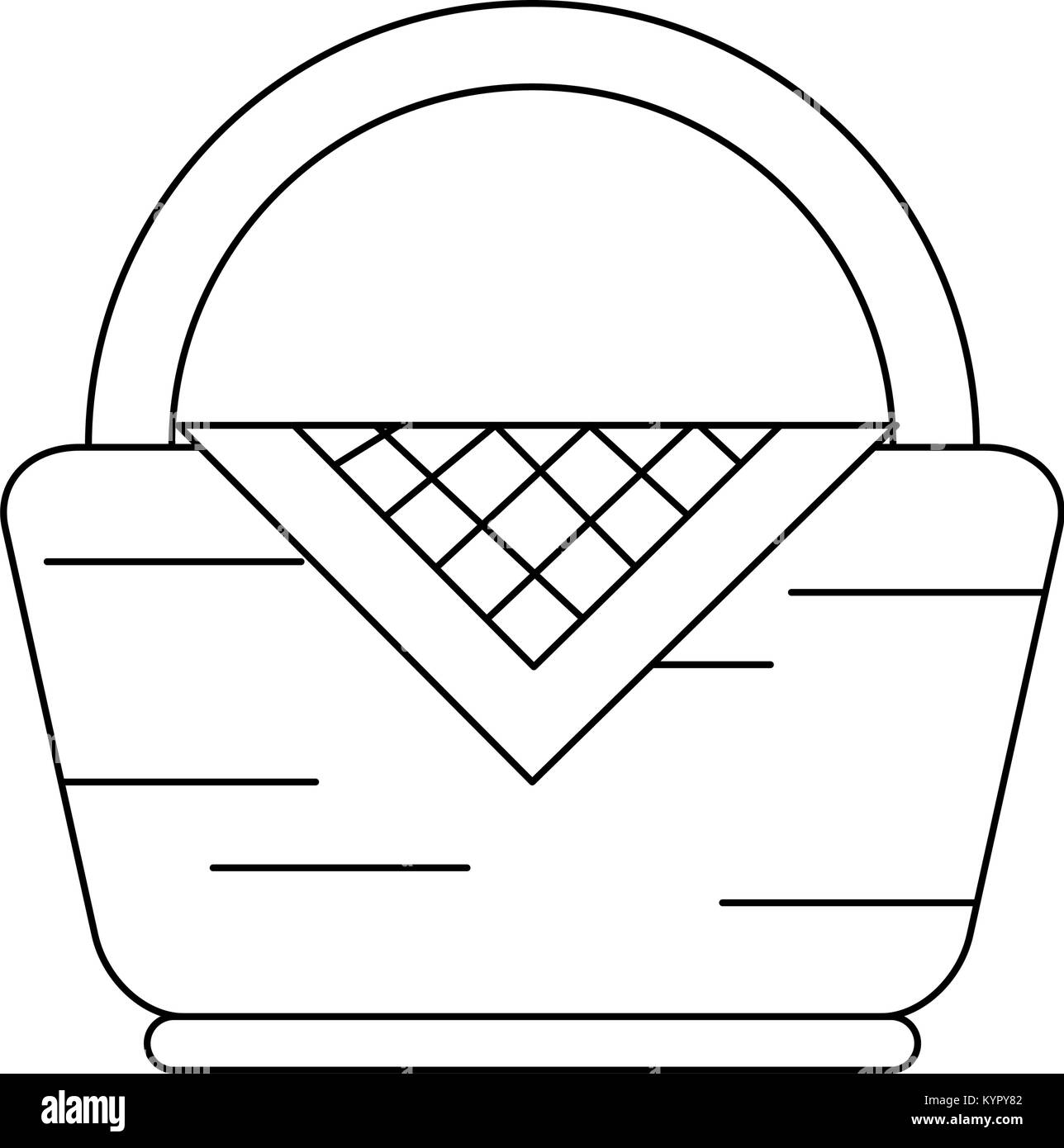 Picnic basket symbol Stock Vector Image & Art Alamy