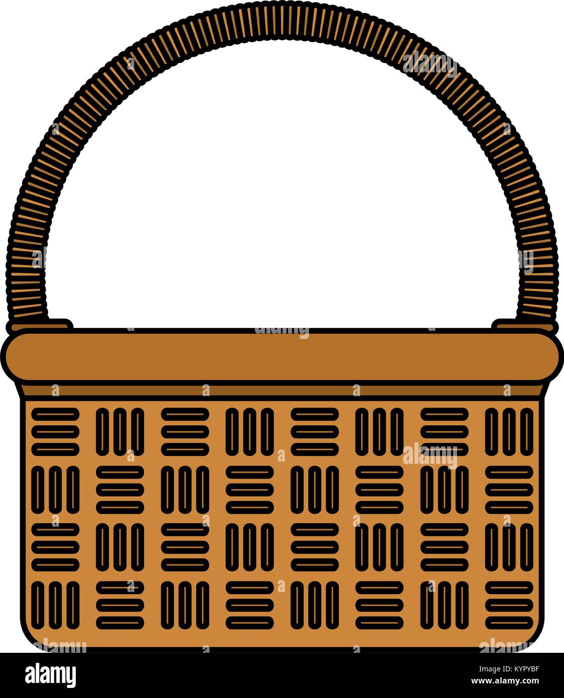 Picnic basket isolated Stock Vector Image & Art - Alamy