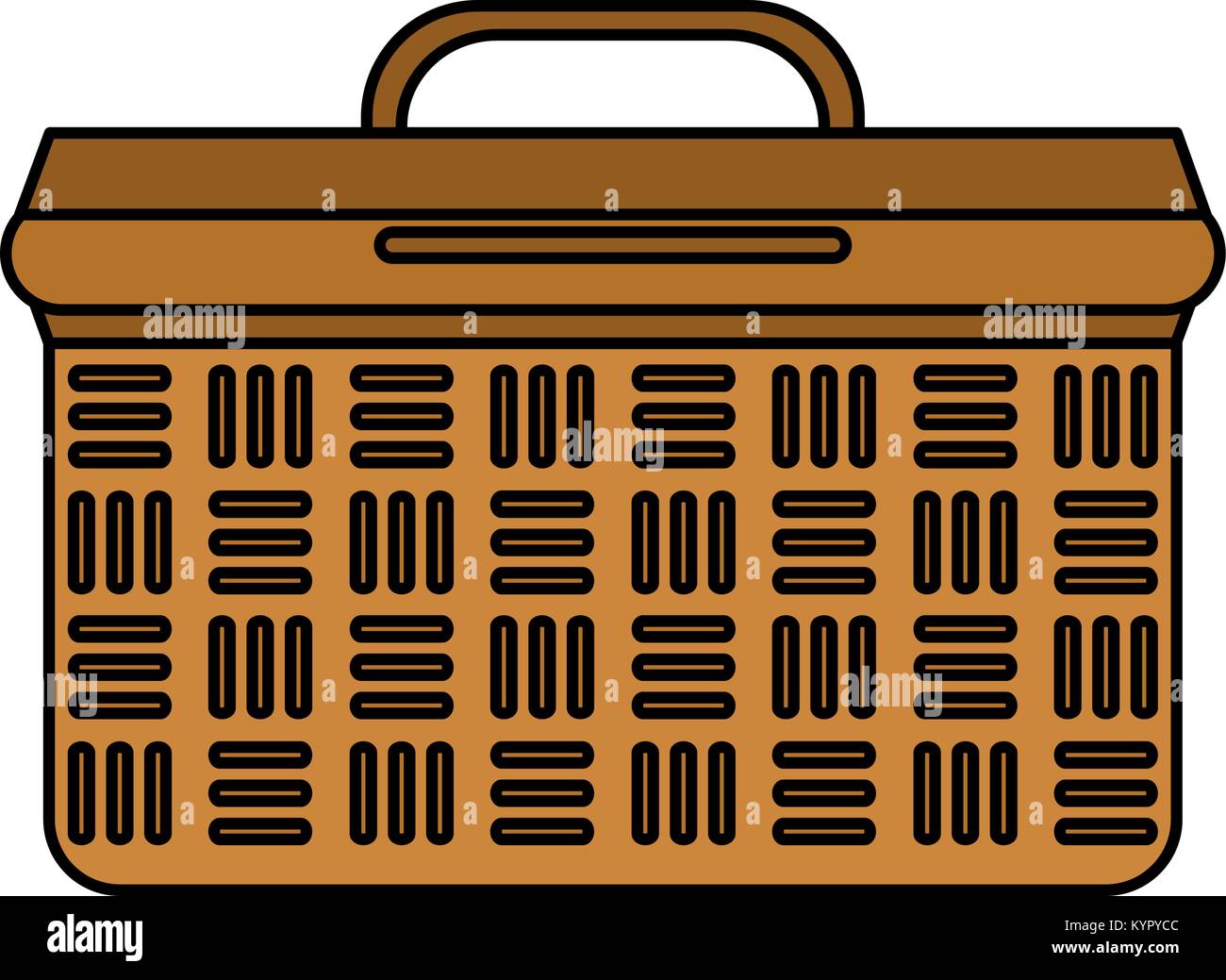 Picnic basket isolated Stock Vector Image & Art - Alamy