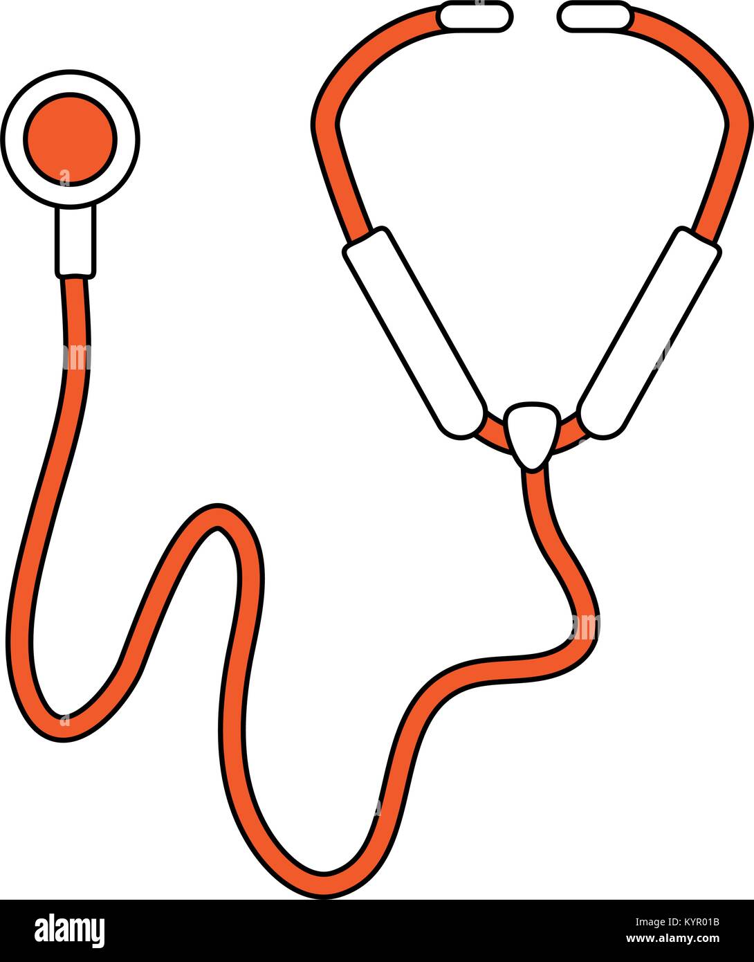 Stethoscope medical tool Stock Vector Image & Art - Alamy