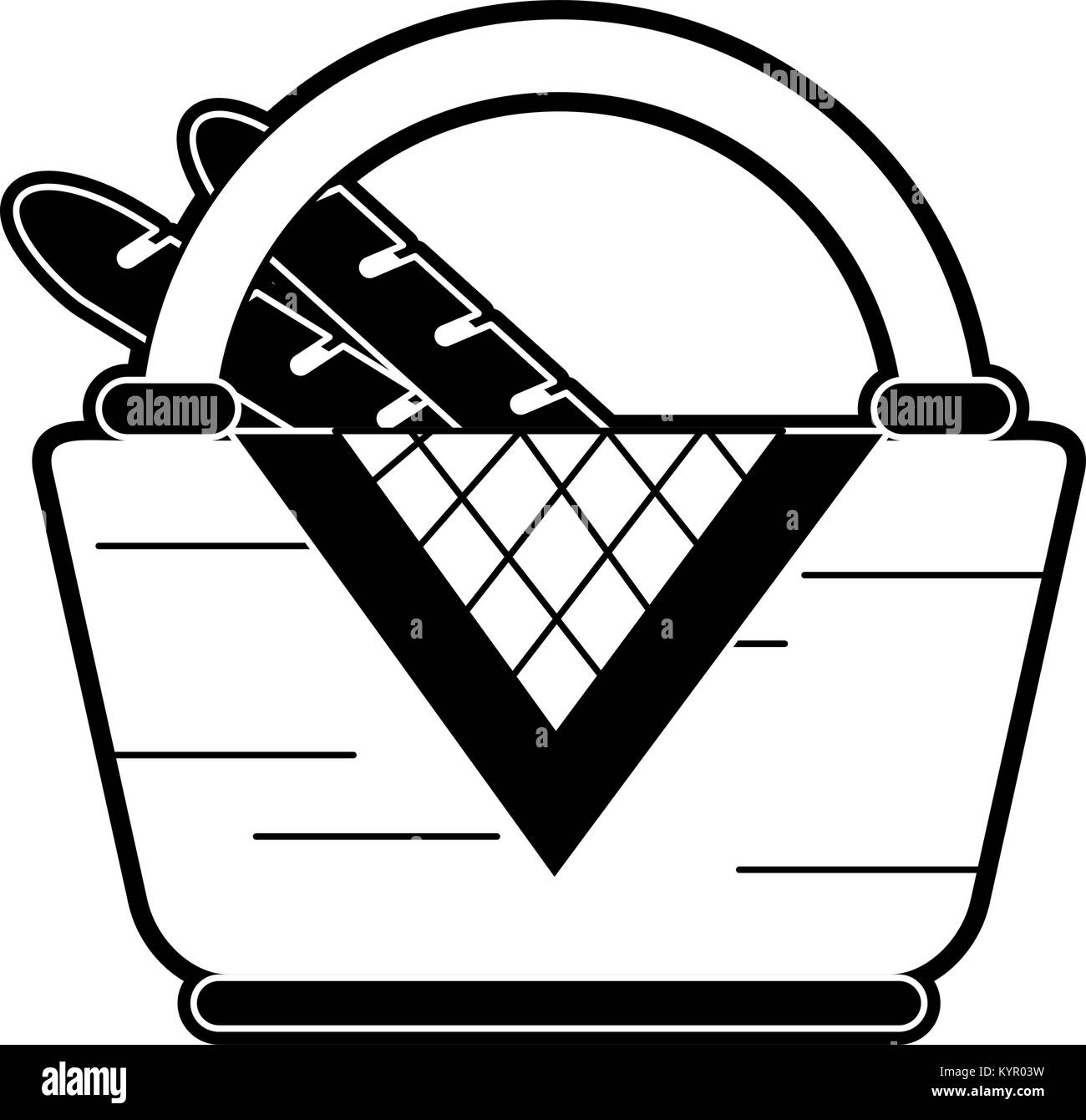 Picnic basket symbol Stock Vector Image & Art Alamy