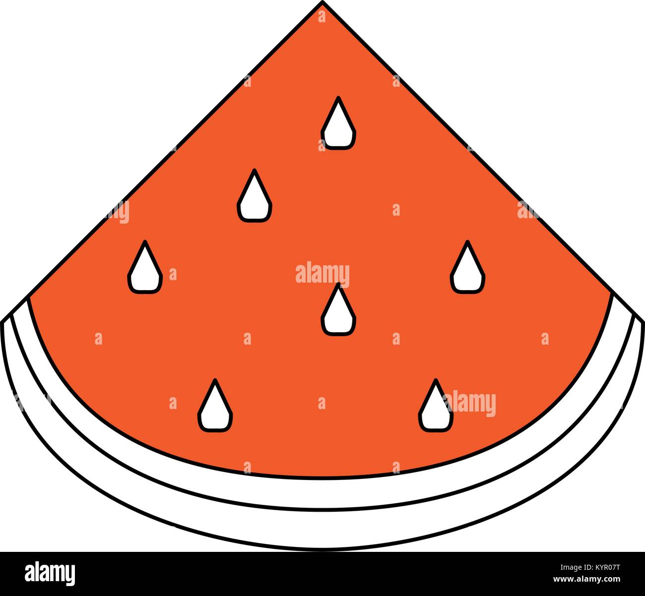 Watermelon sliced fruit Stock Vector Image & Art - Alamy