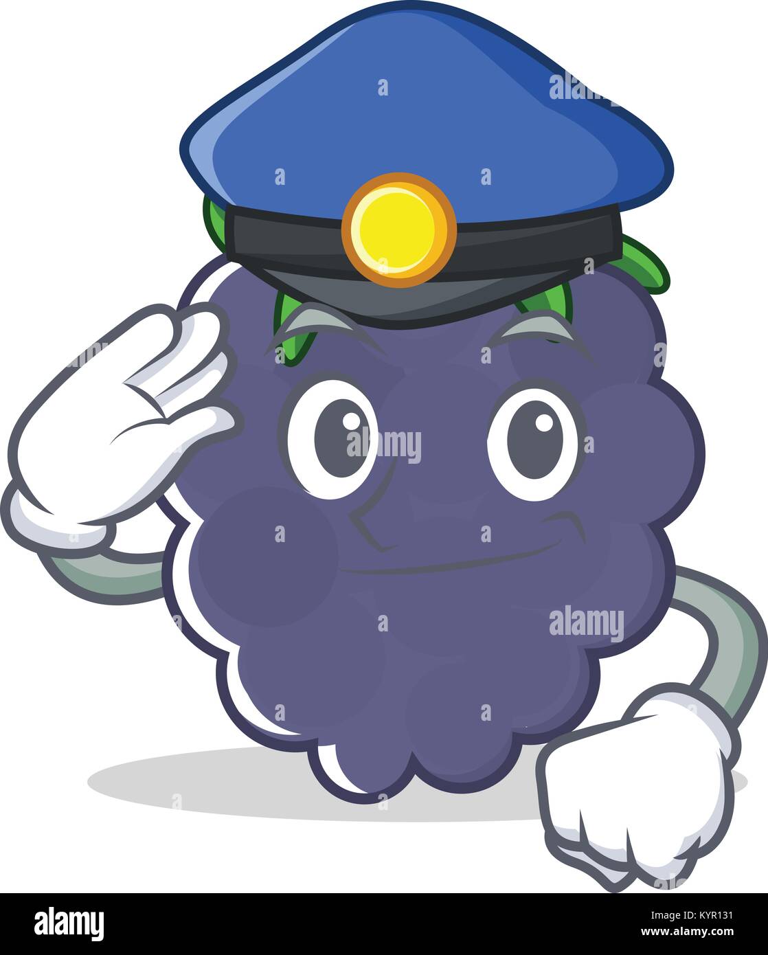 Police blackberry character cartoon style Stock Vector Image & Art - Alamy