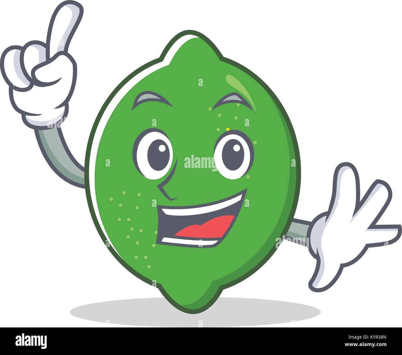 Finger lime mascot cartoon style Stock Vector Image & Art - Alamy