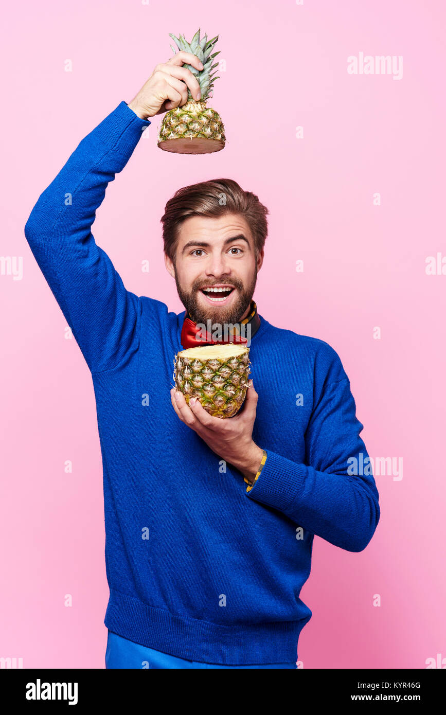 Pineapple face hires stock photography and images Alamy