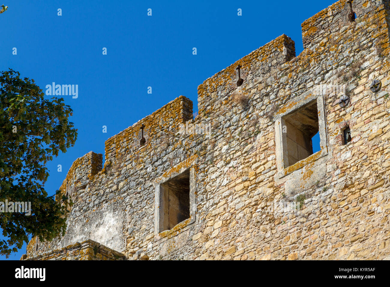 Castle of Tomar, Portugal Stock Photo
