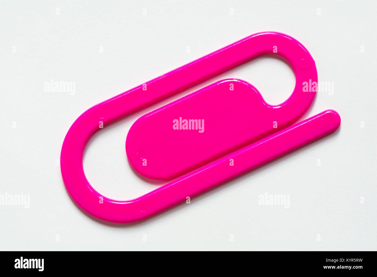 Plastic paper clip hi-res stock photography and images - Alamy