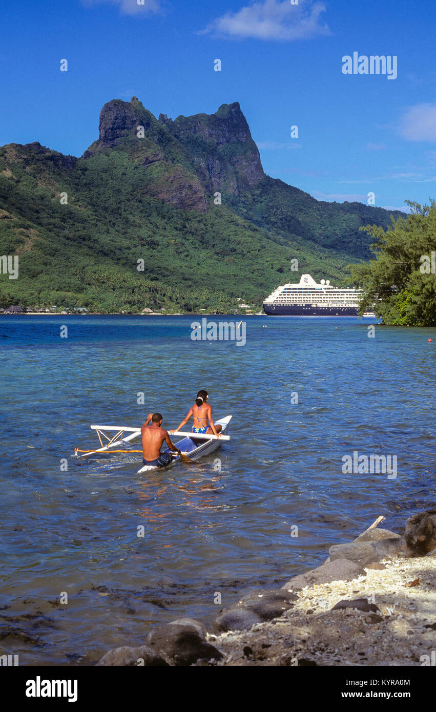 Moorea is one of the Windward Islands, part of the Society Islands of